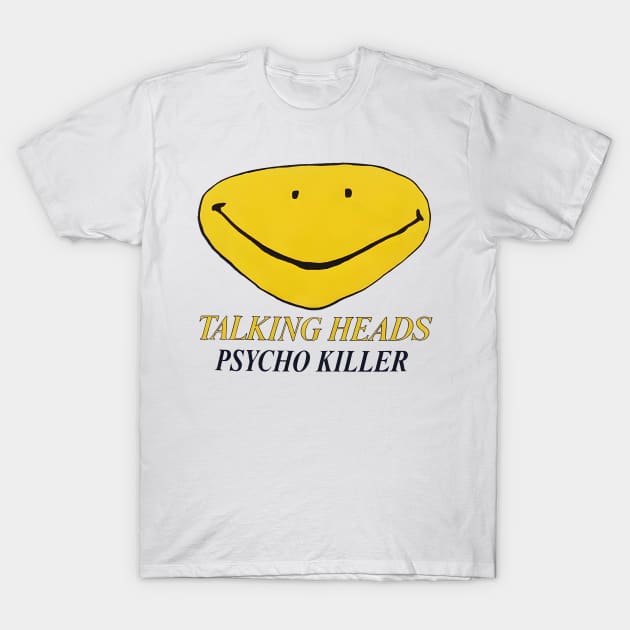 Talking Heads Psycho Killer T-Shirt by nistymilania